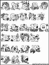 Coloring Pages Alphabet Alphabets Colouring Color Fun Printable Kids Print Bubble Letter Choose Board sketch template