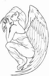 Angel Tattoo Designs Female Thebodyisacanvas Tattoos Wings sketch template