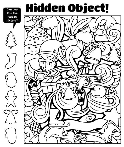 printable hidden object puzzles     printablee
