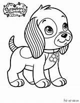 Shortcake Strawberry Coloring Pages Ausmalbilder Ausmalen Hunde Zum Tiere Print Color Con Zeichnungen sketch template