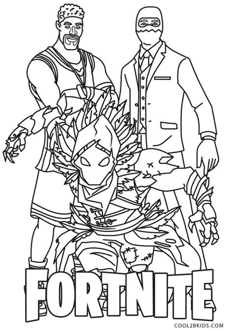 kids coloring pages fortnite
