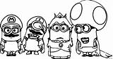 Minion Purple Coloring Getcolorings Pages Print sketch template