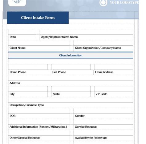 client intake form template  legal firms word etsy ireland