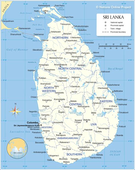 Administrative District Map Of Sri Lanka Get Images Four