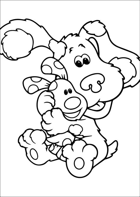 blues clues printable coloring pages  getcoloringscom