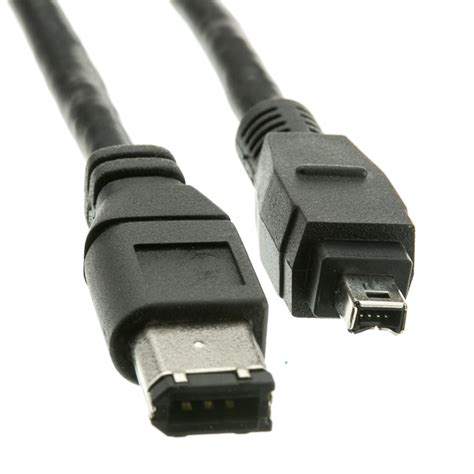 firewire   pin pin cable ieee  black ft