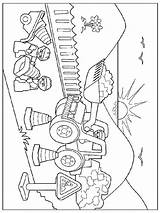 Construction Coloring Pages Site Printable Kids Color sketch template