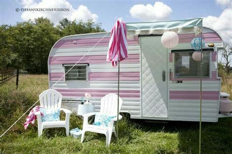 pin by bev heaven on vintage campers i love them pink trailer fancy