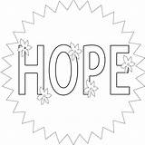 Hope Coloring Pages Printable sketch template