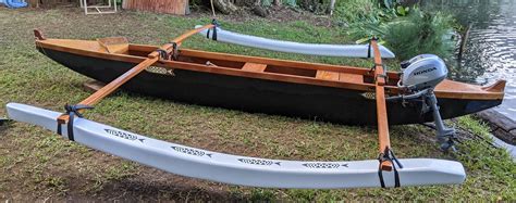 hawaiian style  plank canoe kulea canoes