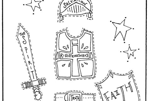 armor  god coloring pages armor  god  kids coloring pages