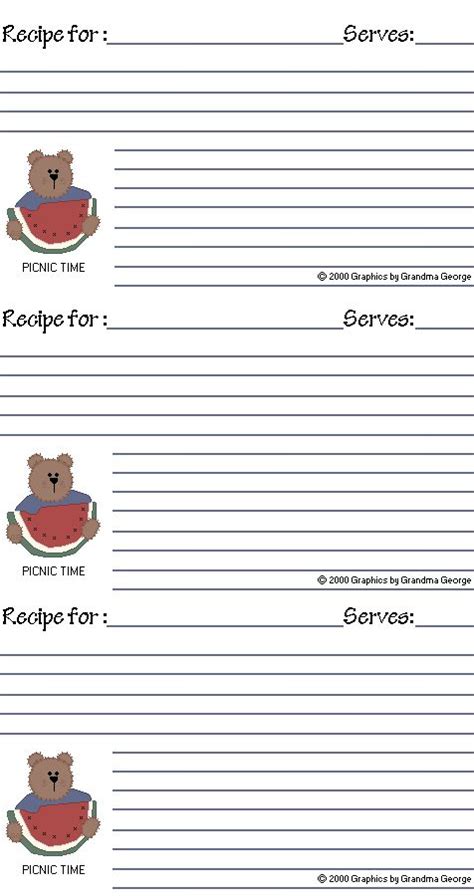 pin  crafty annabelle  kitchen printables printable recipe cards