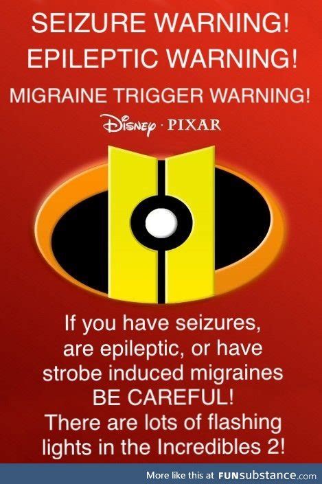 Seizure Warning In Incredibles 2 Funsubstance