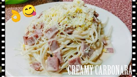 creamycarbonara carbonara how to cook creamy carbonara recipe paano