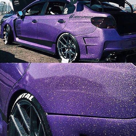 instagram photo  atwrapfolio apr     utc vinyl wrap car purple car car