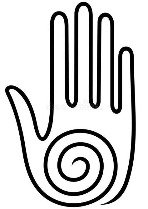 hand symbol stock vector illustration  culture graphic