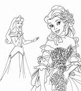 Print Princess Coloring Pages Disney Getdrawings sketch template
