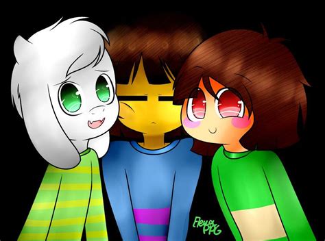 Asriel Chara And Frisk Wiki Undertale Amino