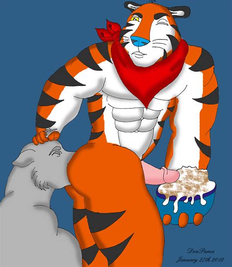 rule 34 anal anthro ass cereal feline fur furry gay male milk oral penis rimming tiger tony