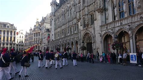 procession  grote markt brussels youtube