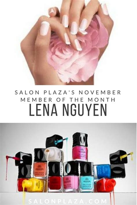 salon plaza member   month lena nguyen owner  lenas nails