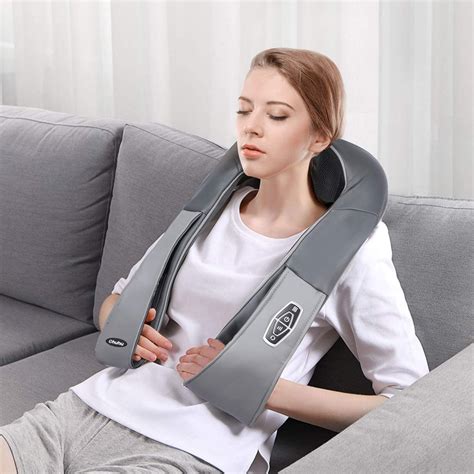 Cordless Rechargeable Neck Massager With Heat Massage Chairs Us