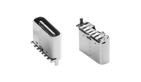 usb type  receptacle delivers   power  vertical smt package electrical engineering news