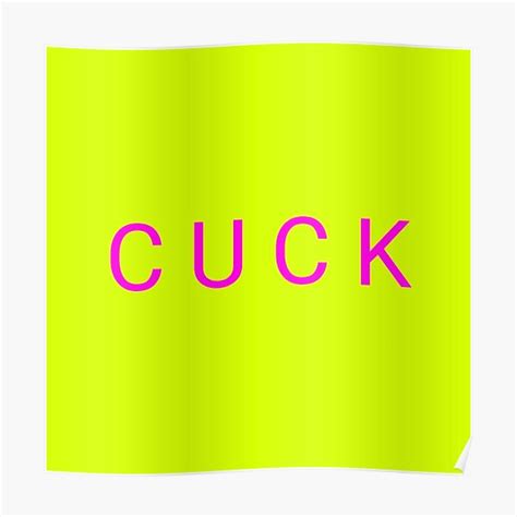 cuck posters redbubble