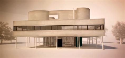 la video illustrative de la villa savoye explique les  points de larchitecture de le corbusier