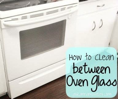 clean  oven window glass cleaning cleaning hacks