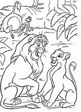 Lion King Coloring Pages Mufasa Disney Colouring Rafiki Family 41d2 Couple Young Printable Color Print Timon Book Getcolorings Books Embroidery sketch template