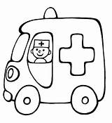 Coloring Ambulance Comments sketch template