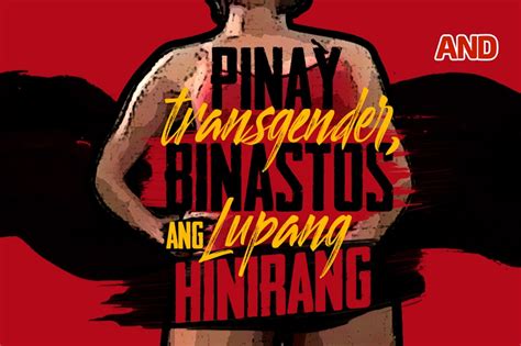 Pinay Transgender Binastos Ang Lupang Hinirang Abs Cbn News
