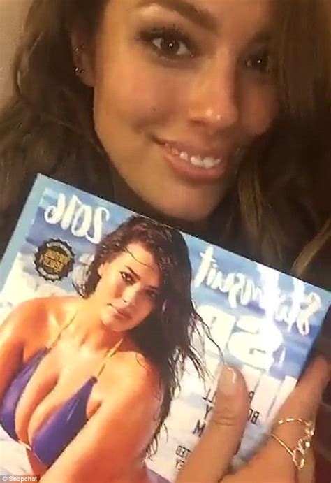 ashley graham emerges after becoming sports illustrated s first plus size cover girl daily