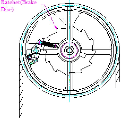 schematic diagram   position   ratchet  scientific diagram