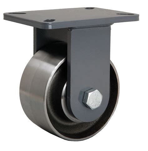 hamilton standard plate caster rigid steel  lb   wheel  vfr ch fsb grainger