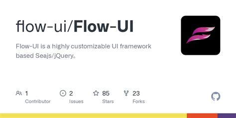 github flow uiflow ui flow ui   highly customizable ui framework based seajsjquery