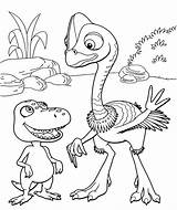 Dinosaur Train Coloring Pages Printable Cartoons Kids Print Drawing Bestcoloringpagesforkids sketch template