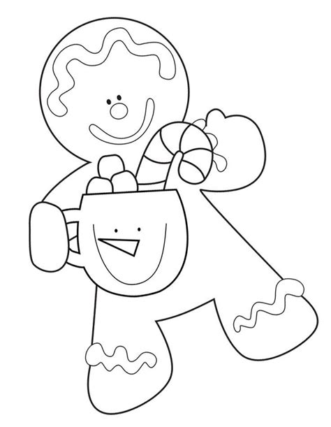 coloring page digital stamps christmas coloring sheets gingerbread
