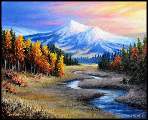 landscape oil painting  chuckblackart