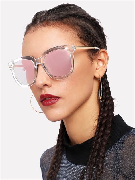 clear frame sunglasses emmacloth women fast fashion