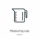 Measuring Outline Linear sketch template