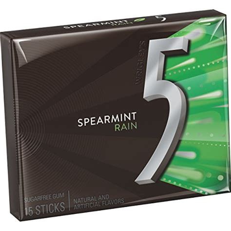 gum spearmint rain sugarfree gum single pack walmartcom