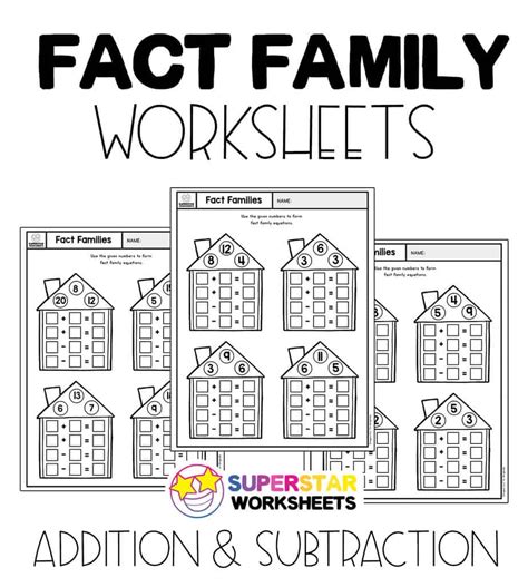 fact family template
