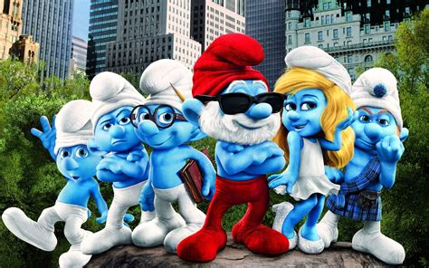 smurfs wallpaper