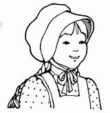 Pioneer Clipart Lds Clip Bonnet Woman Girl Pioneers Coloring Pages Mormon Cliparts Drawing Teacher Primary Women Children People House Color sketch template