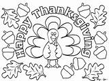 Coloring Thanksgiving Pages Preschool Happy Sheet Simple Less Perfect Details sketch template