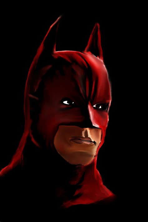 red batman  chadbovey  deviantart