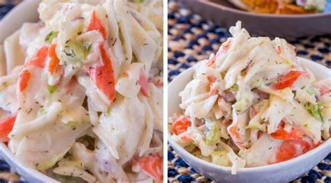 seafood salad recipe imitation crab  shrimp