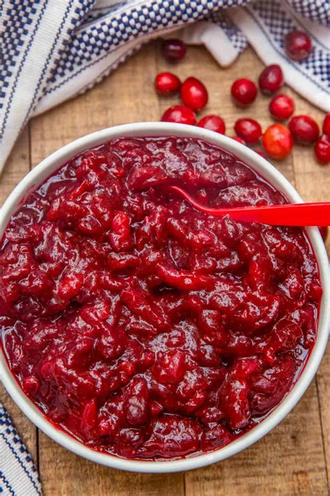 easy cranberry sauce recipe dinner  dessert